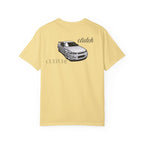 Clutch Culture- white skyline T-shirt- Black letters