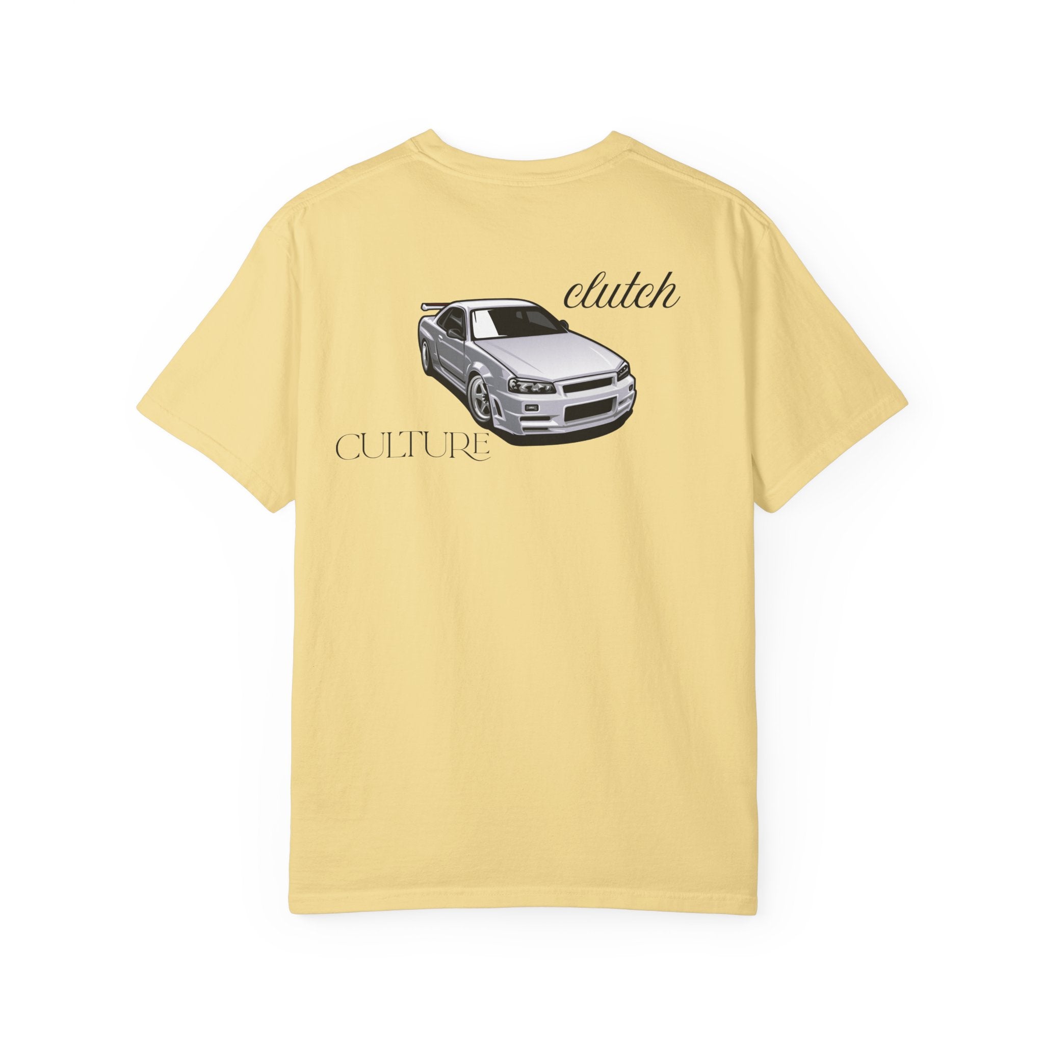 Clutch Culture- white skyline T-shirt- Black letters