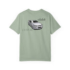 Clutch Culture- white skyline T-shirt- Black letters