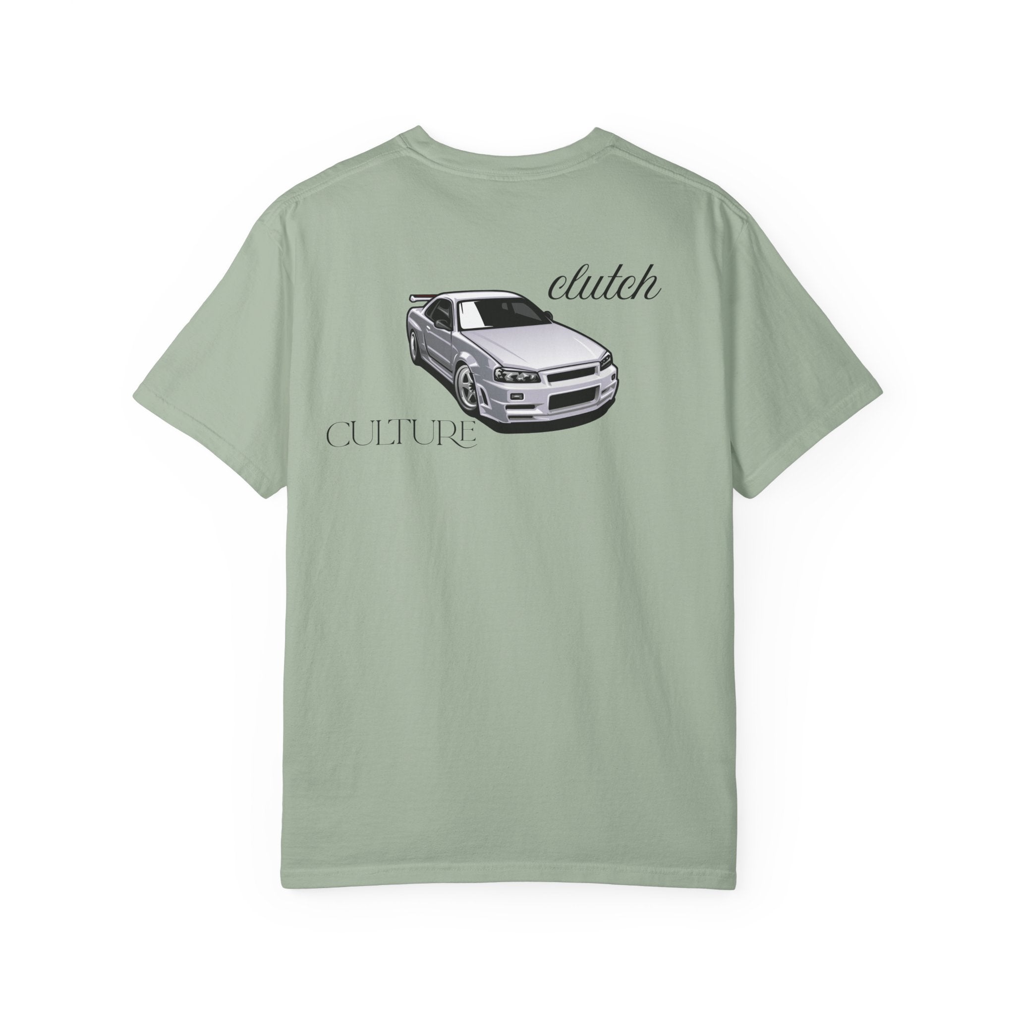 Clutch Culture- white skyline T-shirt- Black letters