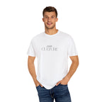 Clutch Culture- white skyline T-shirt- Black letters