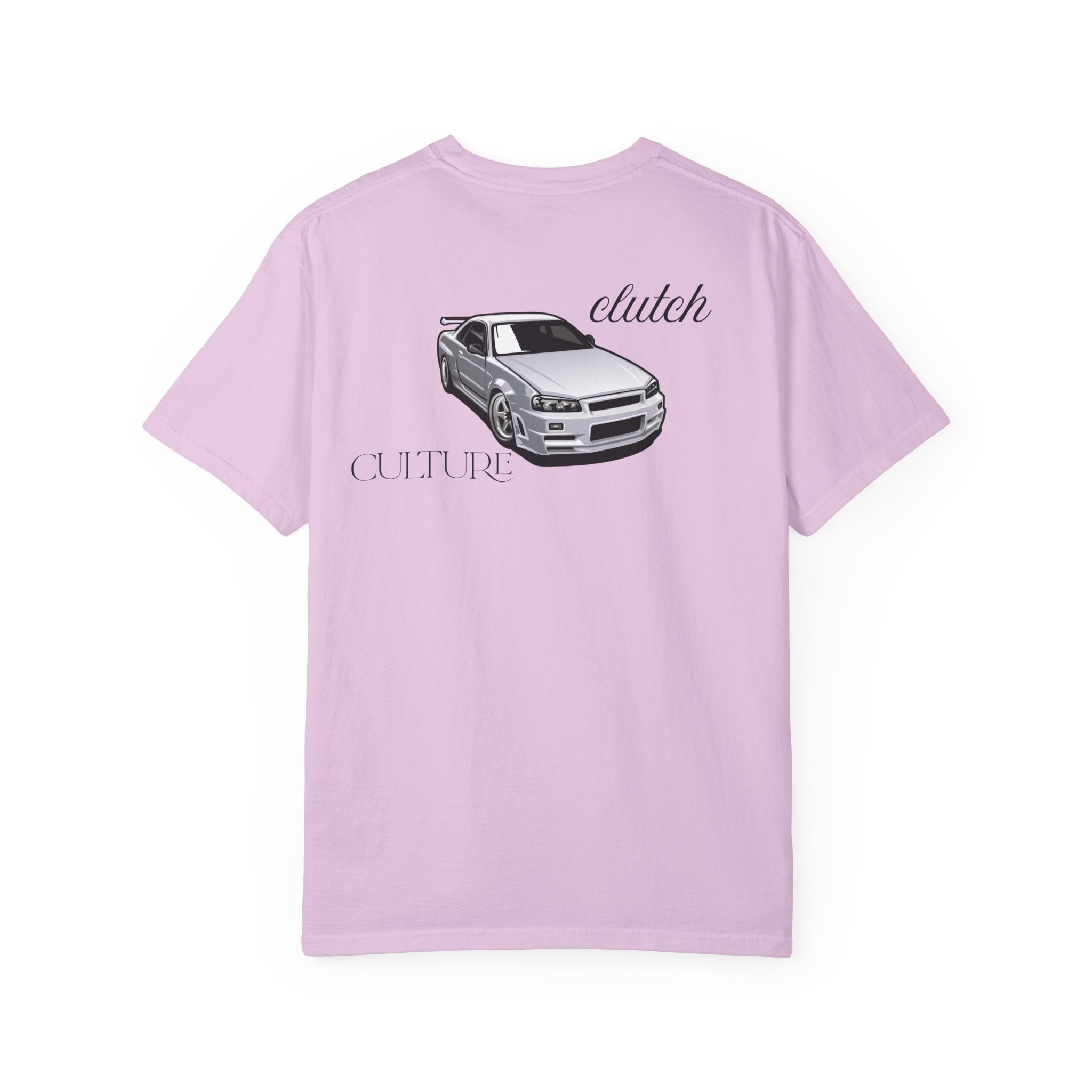 Clutch Culture- white skyline T-shirt- Black letters