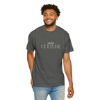 Clutch Culture T-Shirt- Blue Skyline White Lettering