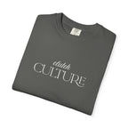 Clutch Culture T-Shirt- Blue Skyline White Lettering