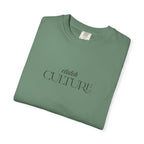 Clutch Culture- white skyline T-shirt- Black letters