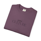 Clutch Culture- white skyline T-shirt- Black letters