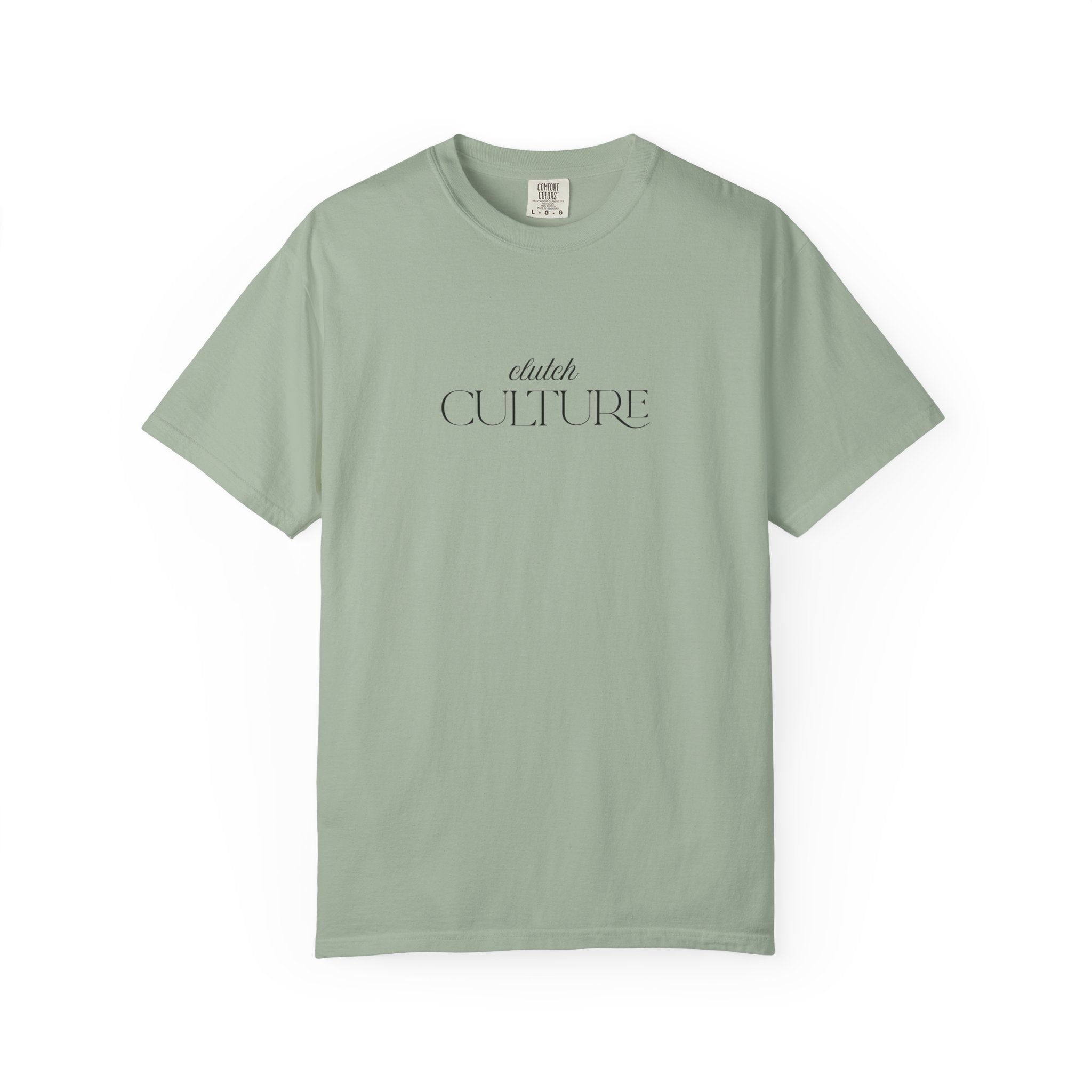 Clutch Culture- white skyline T-shirt- Black letters