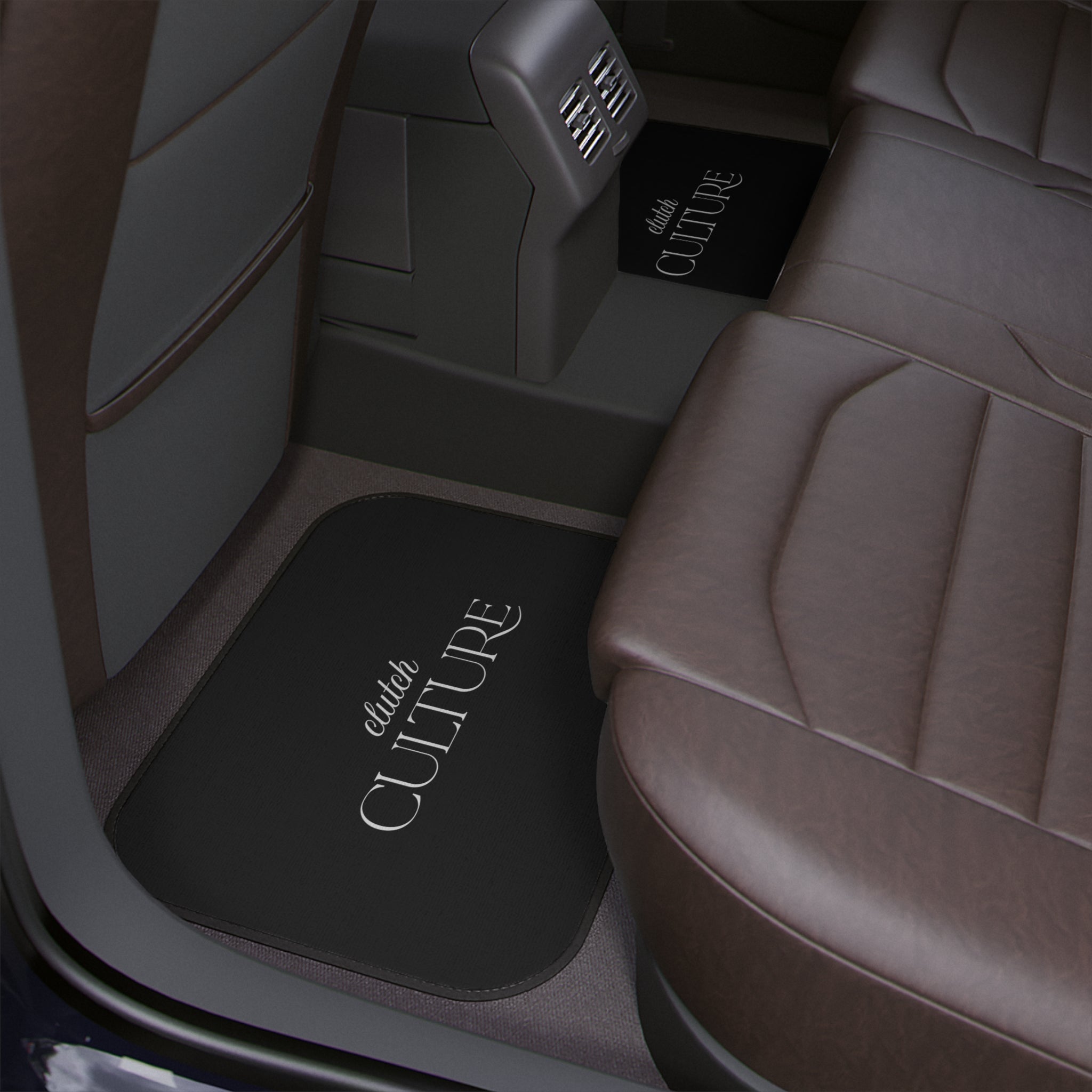 Black Car Mats- Simple