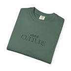 Clutch Culture- white skyline T-shirt- Black letters