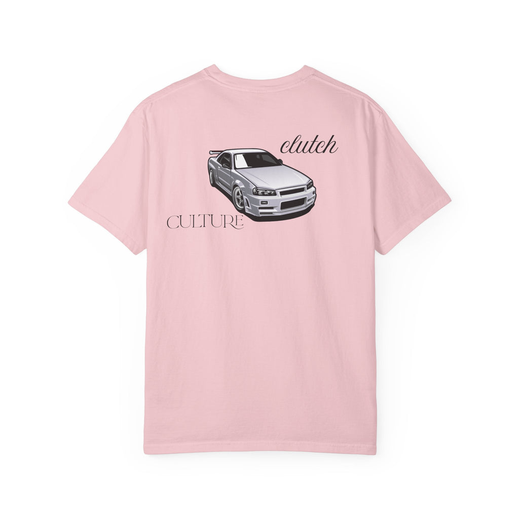 Clutch Culture- white skyline T-shirt- Black letters