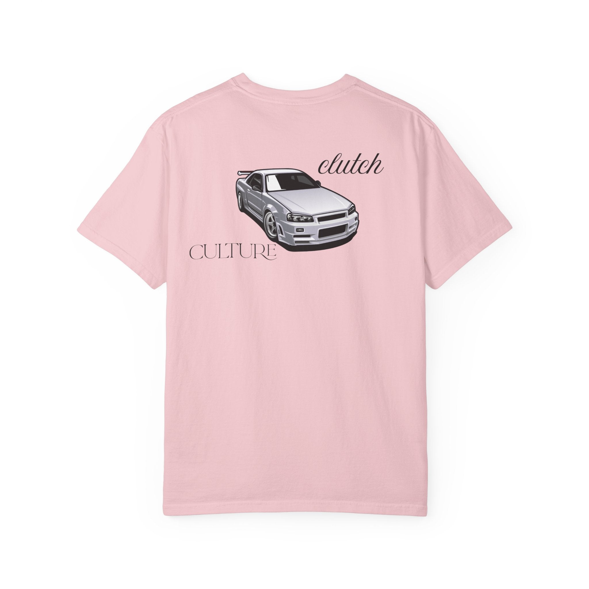 Clutch Culture- white skyline T-shirt- Black letters